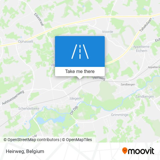 Heirweg map