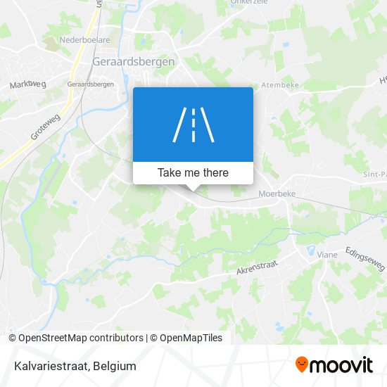 Kalvariestraat map