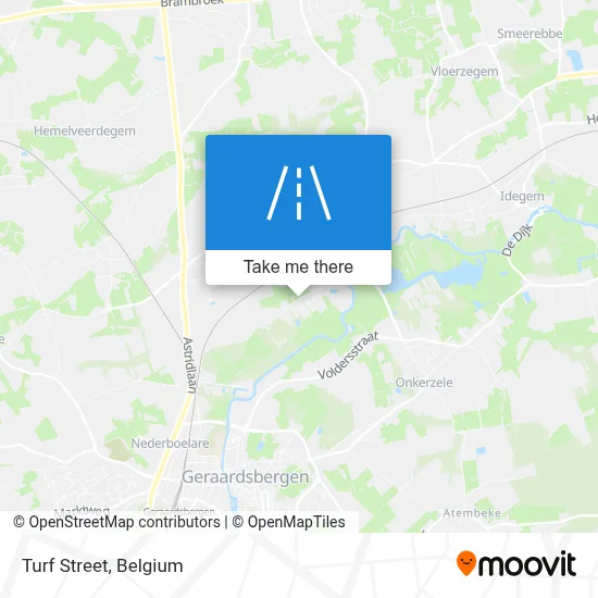 Turf Street map