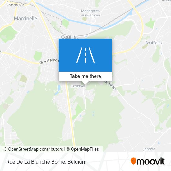 Rue De La Blanche Borne map