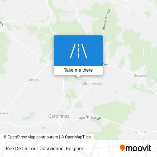Rue De La Tour Octavienne plan