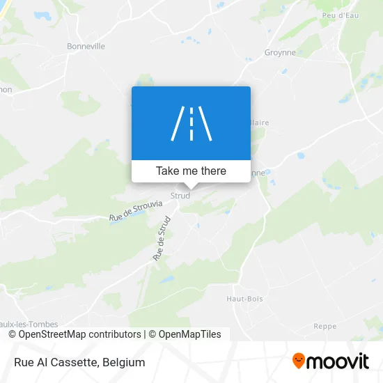 Al Cassette Street map