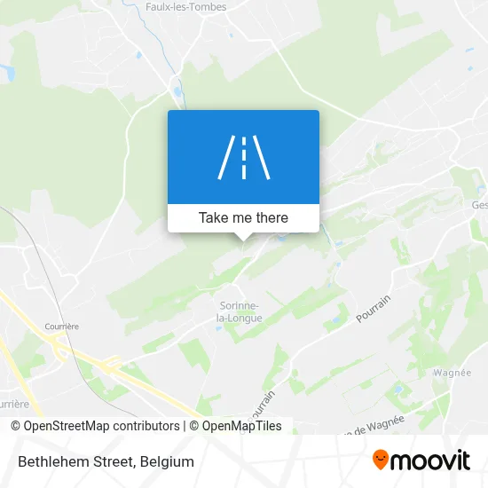 Bethlehem Street map