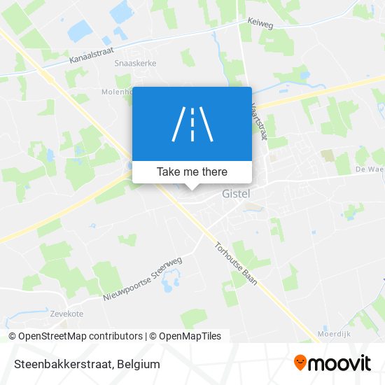 Steenbakkerstraat map