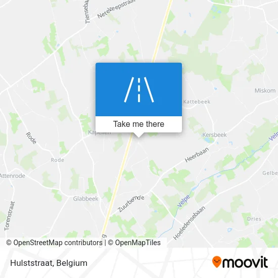 Hulststraat map