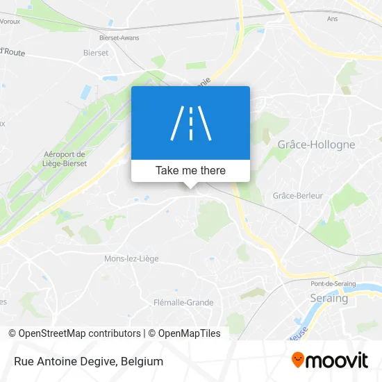 Antoine Degive Street map