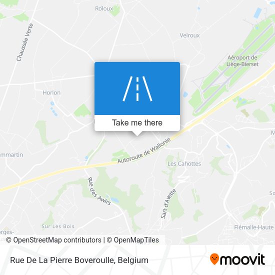 Rue De La Pierre Boveroulle plan