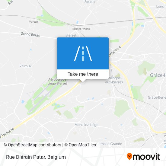 Rue Diérain Patar plan