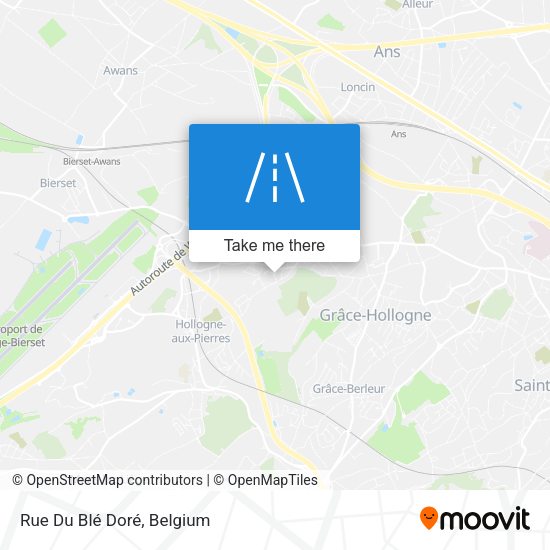Rue Du Blé Doré plan