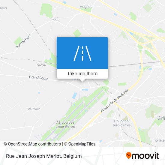 Rue Jean Joseph Merlot plan