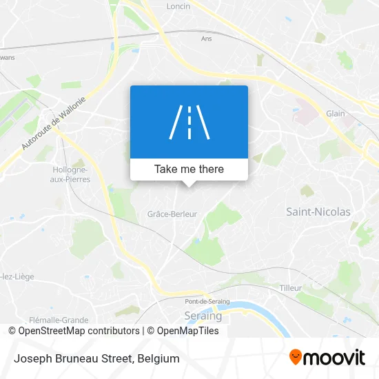 Joseph Bruneau Street map