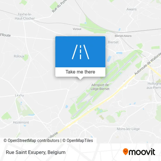 Saint Exupery Street map