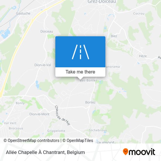 Allée Chapelle À Chantrant map