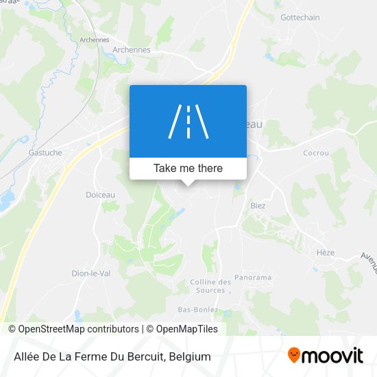 Allée De La Ferme Du Bercuit map