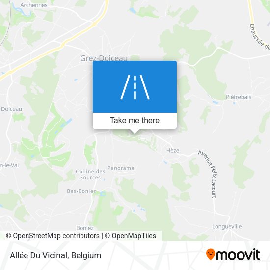 Allée Du Vicinal plan