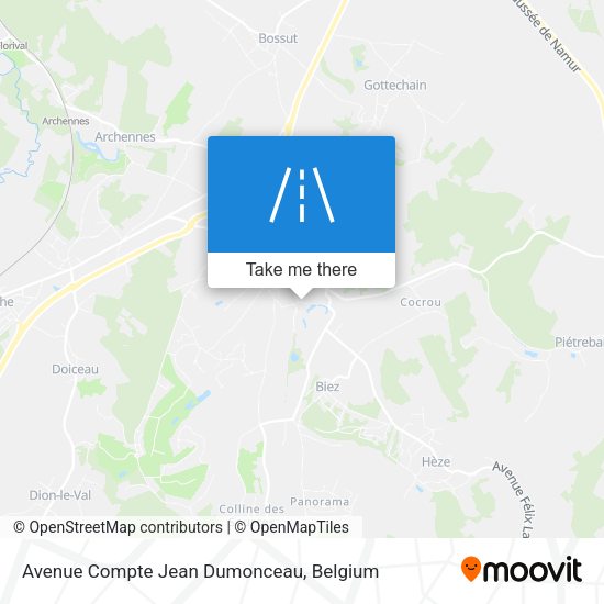 Avenue Compte Jean Dumonceau map