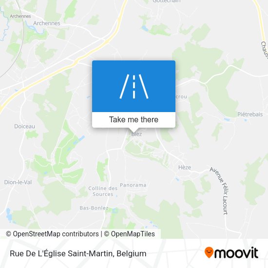 Rue De L'Église Saint-Martin map