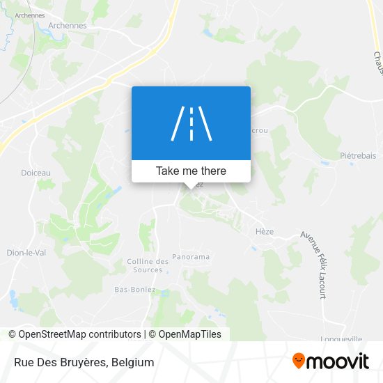 Rue Des Bruyères plan