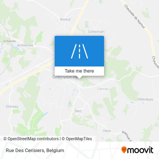 Rue Des Cerisiers plan