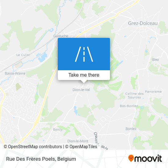 Rue Des Frères Poels plan