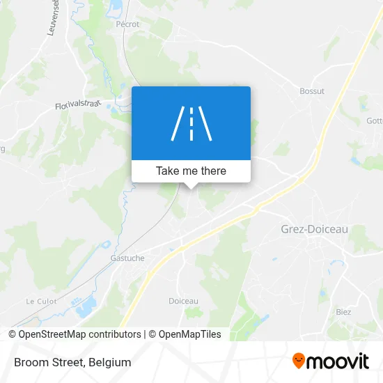 Broom Street map