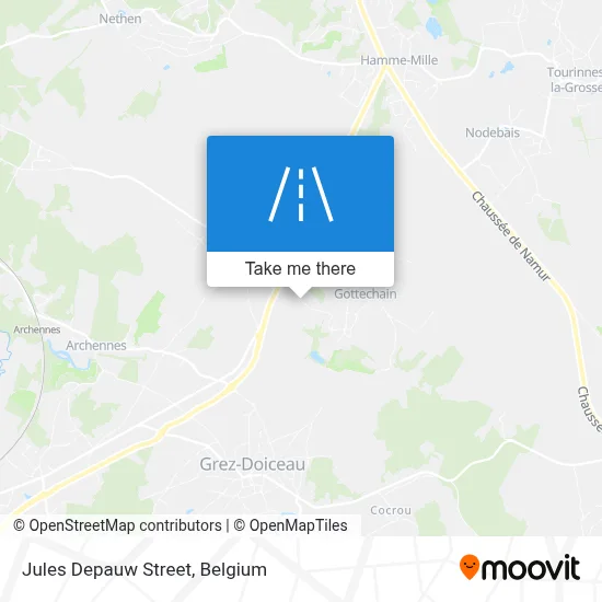 Jules Depauw Street map