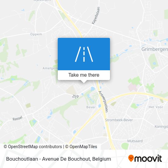 Bouchoutlaan - Avenue De Bouchout map
