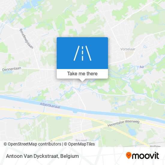 Antoon Van Dyckstraat map