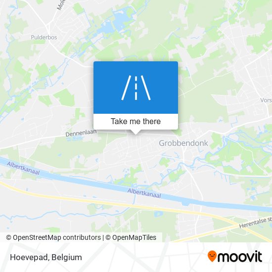 Hoevepad map