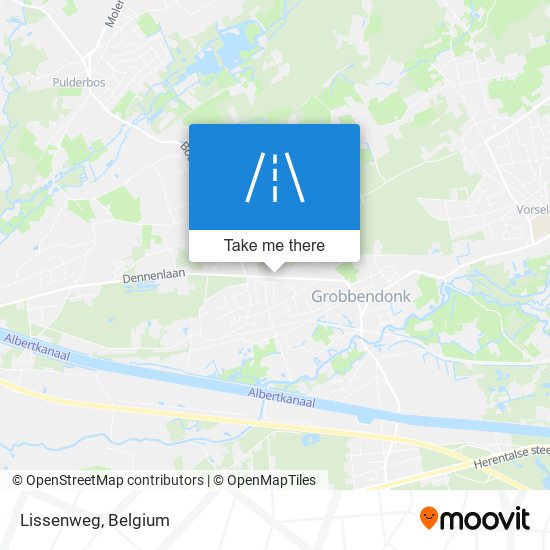 Lissenweg map