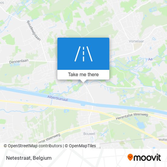 Netestraat map