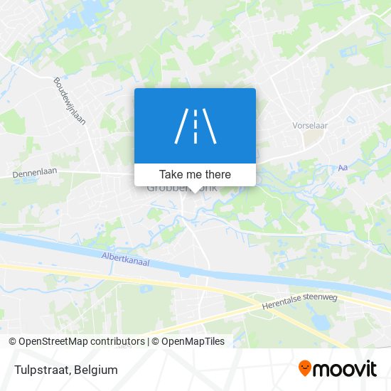 Tulpstraat map