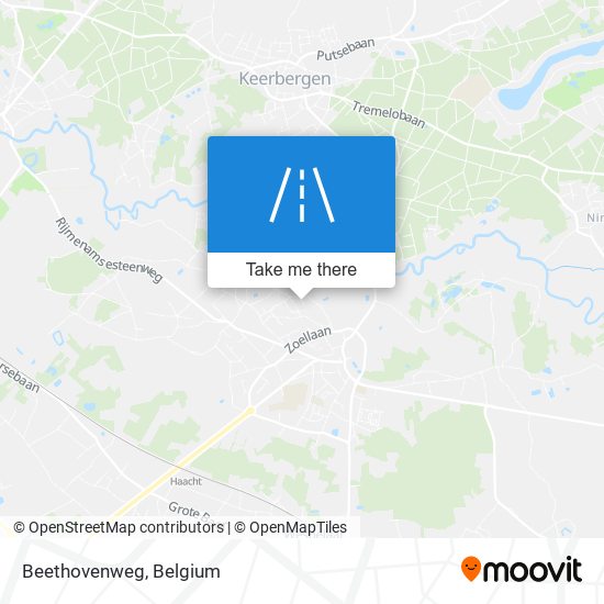 Beethovenweg map