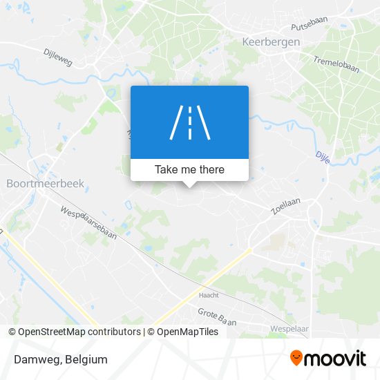 Damweg map