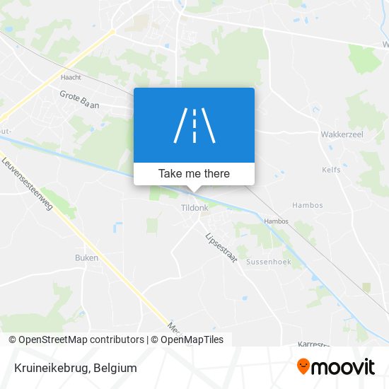 Kruineikebrug map