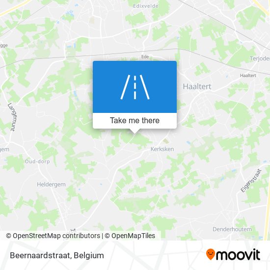 Beernaardstraat map