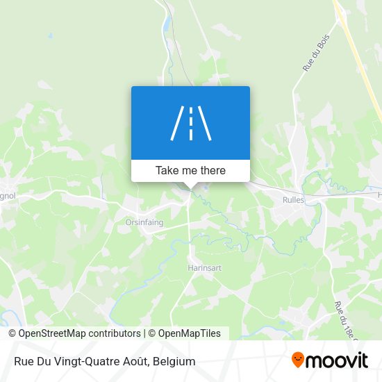 Rue Du Vingt-Quatre Août map