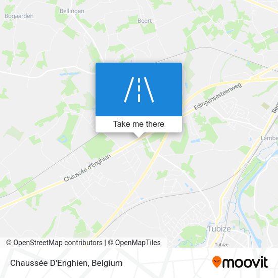 Chaussée D'Enghien map