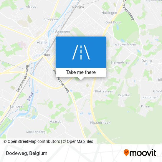 Dodeweg map