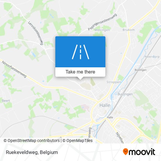 Ruekeveldweg map