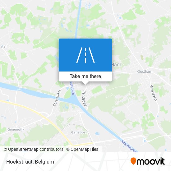 Hoekstraat map