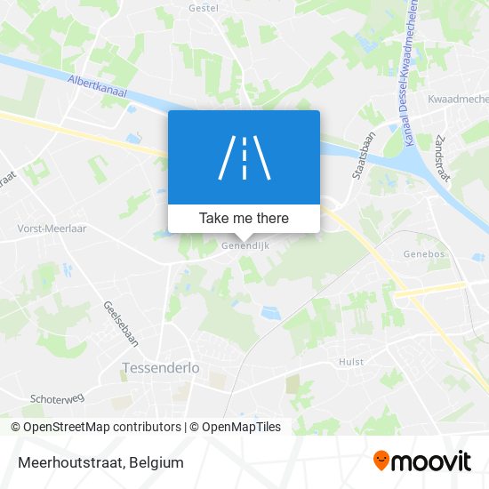 Meerhoutstraat map