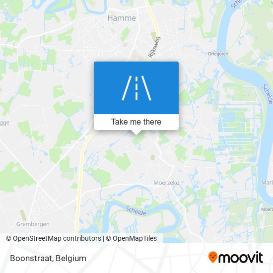 Boonstraat map