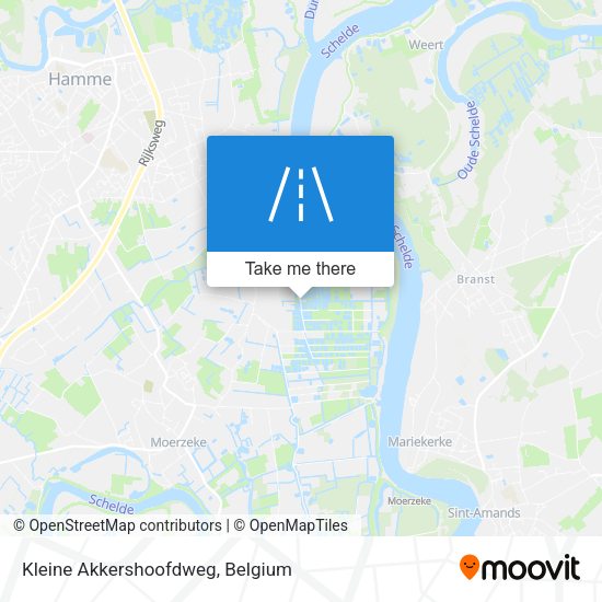 Kleine Akkershoofdweg map