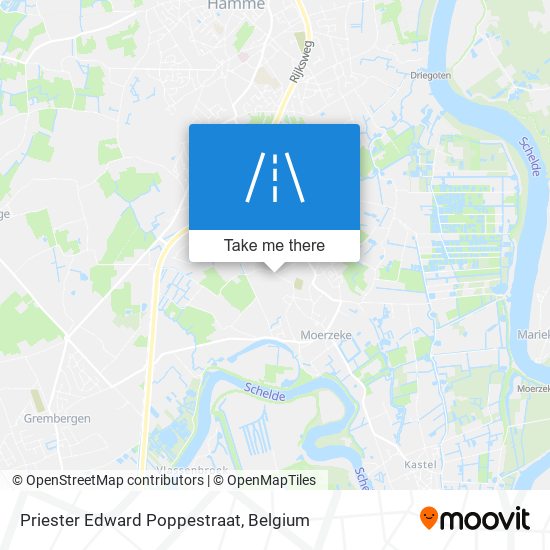 Priester Edward Poppestraat map