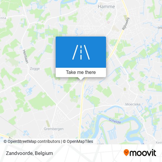 Zandvoorde map