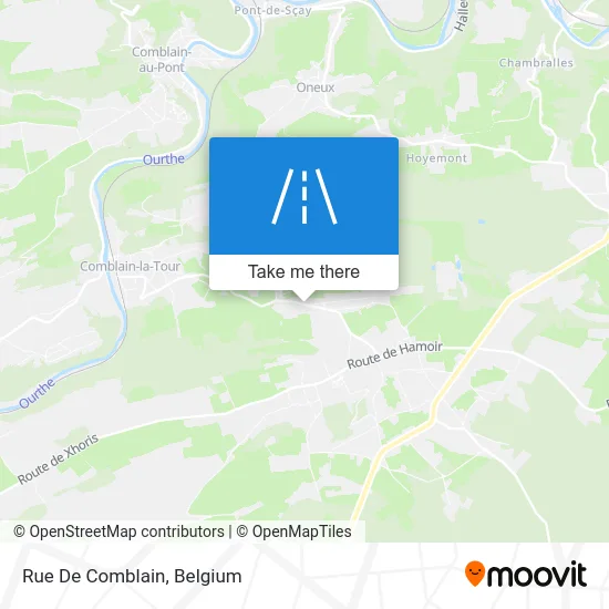 Comblain Street map