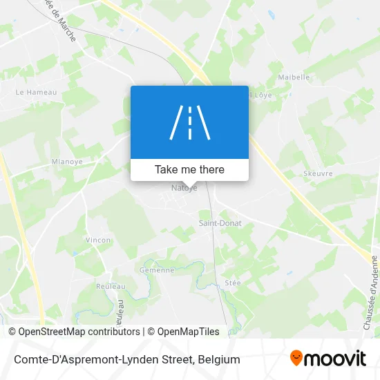 Comte-D'Aspremont-Lynden Street map