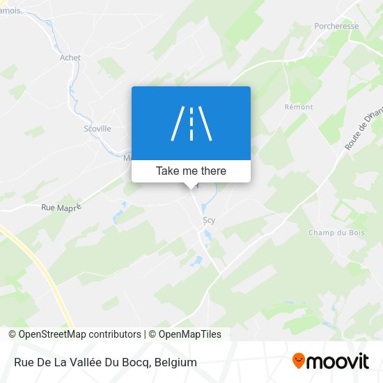 Rue De La Vallée Du Bocq map