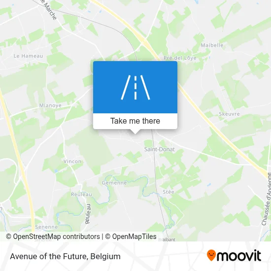 Avenue of the Future map